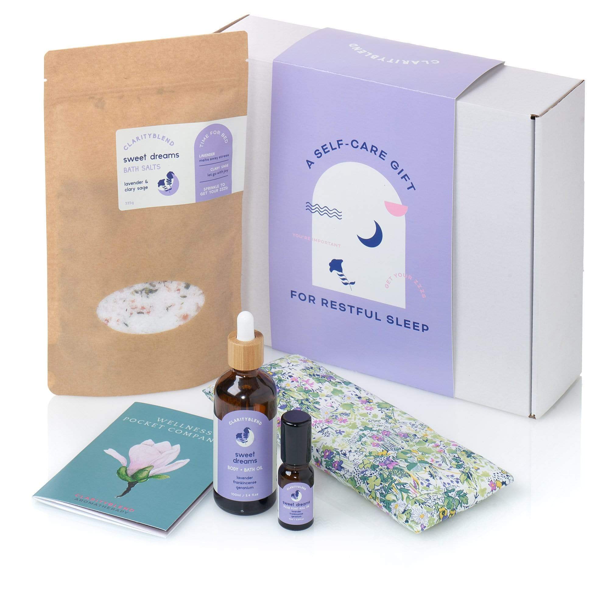 Clarity Blend The Sweet Dreams Large Personalised Aromatherapy Pamper Set