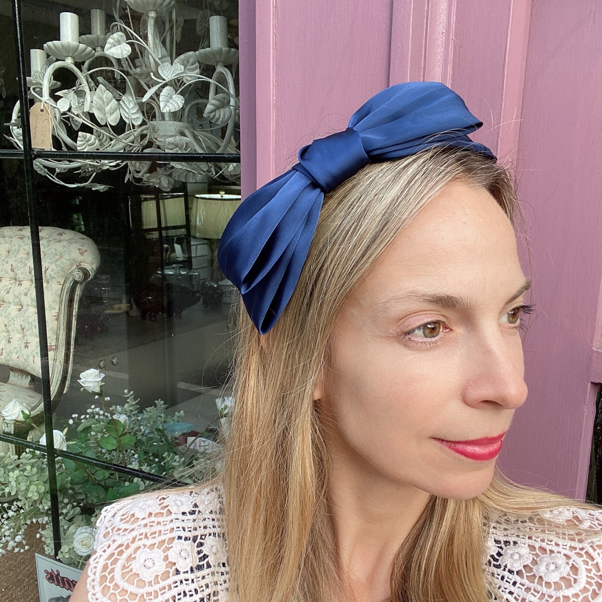 QueenMee Fascinator Bow Headband