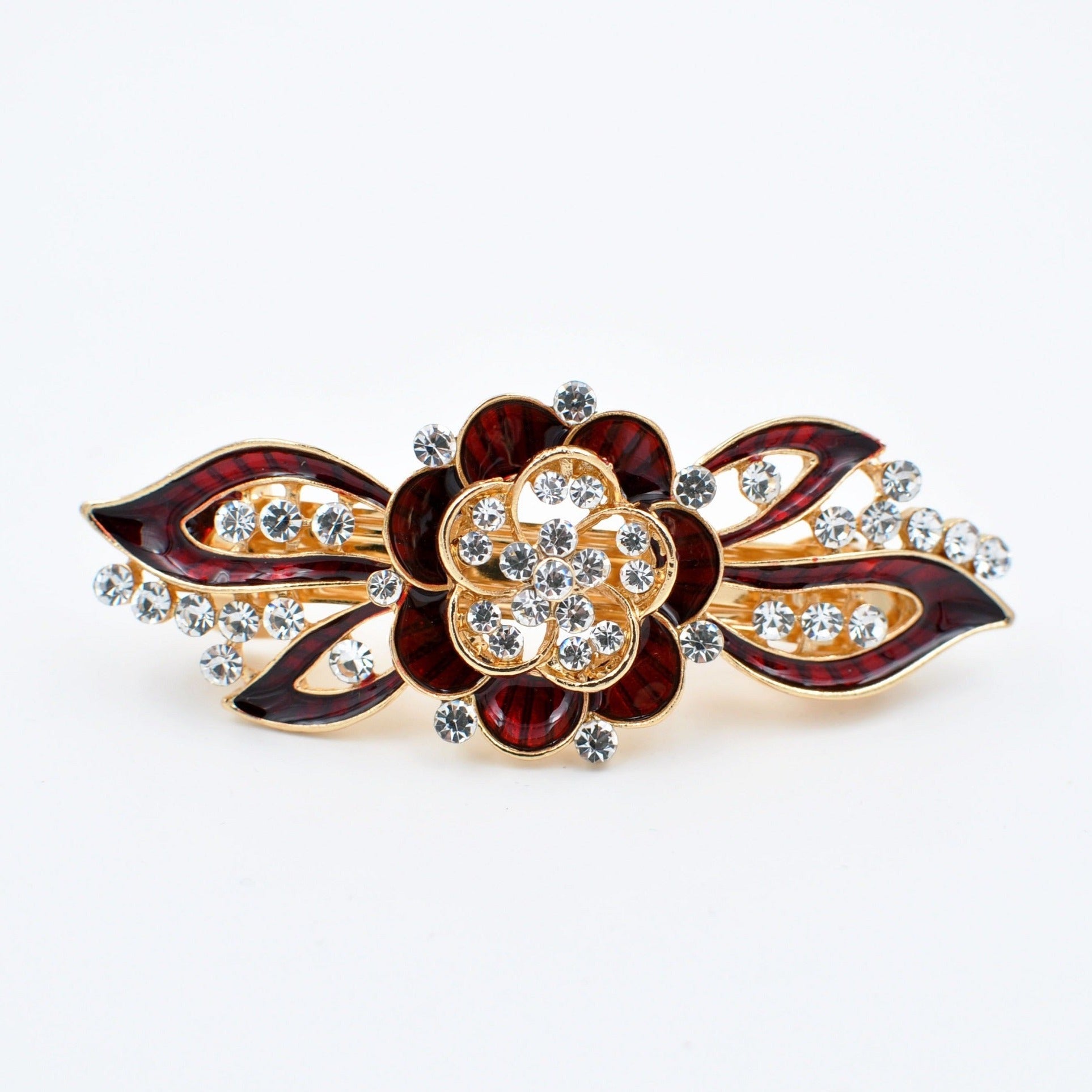 QueenMee Flower Hair Clip in Enamel