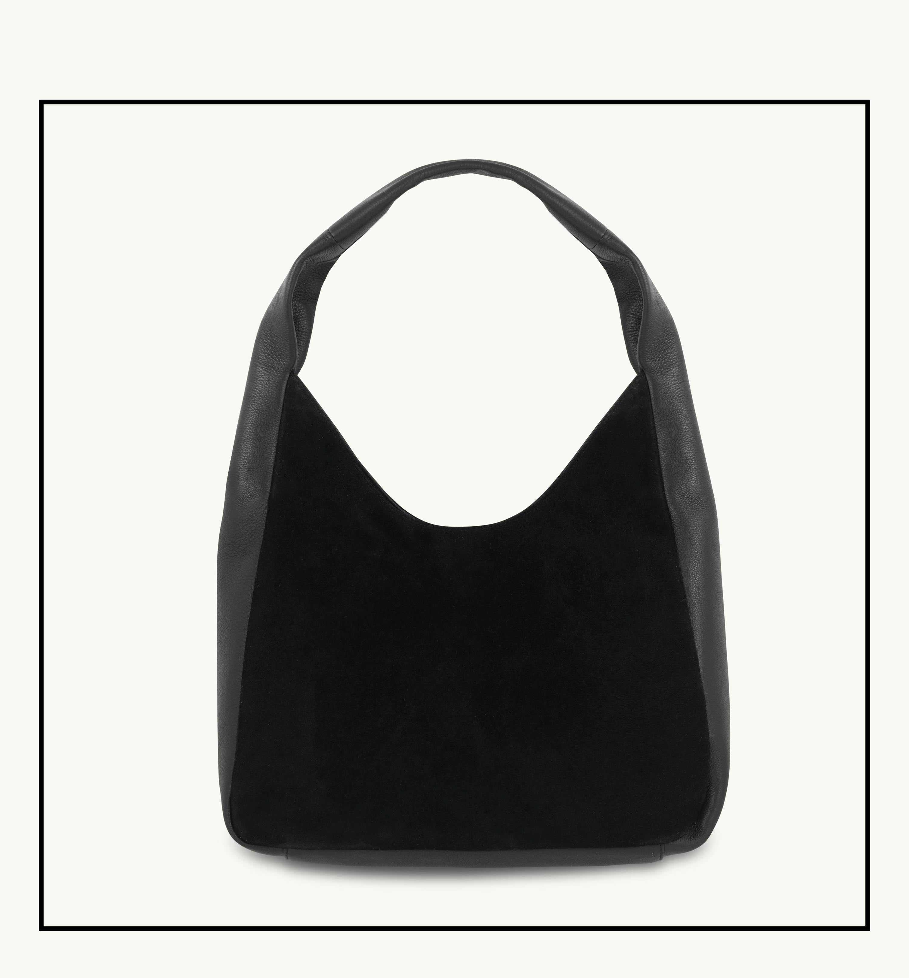 Apatchy London The Henry  Leather And Suede Hobo Bag