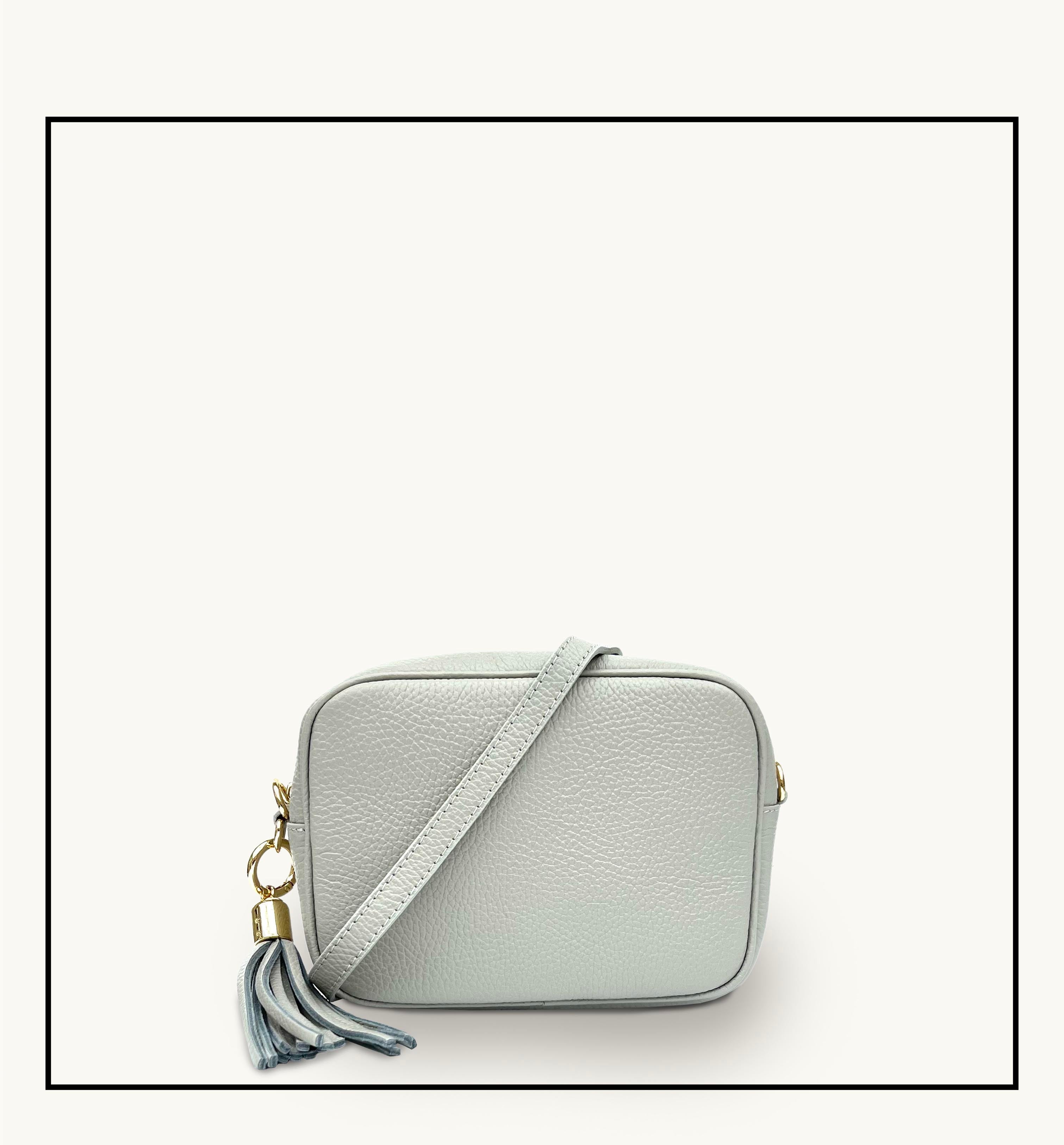 Apatchy London The Tassel Light  Leather Crossbody Bag