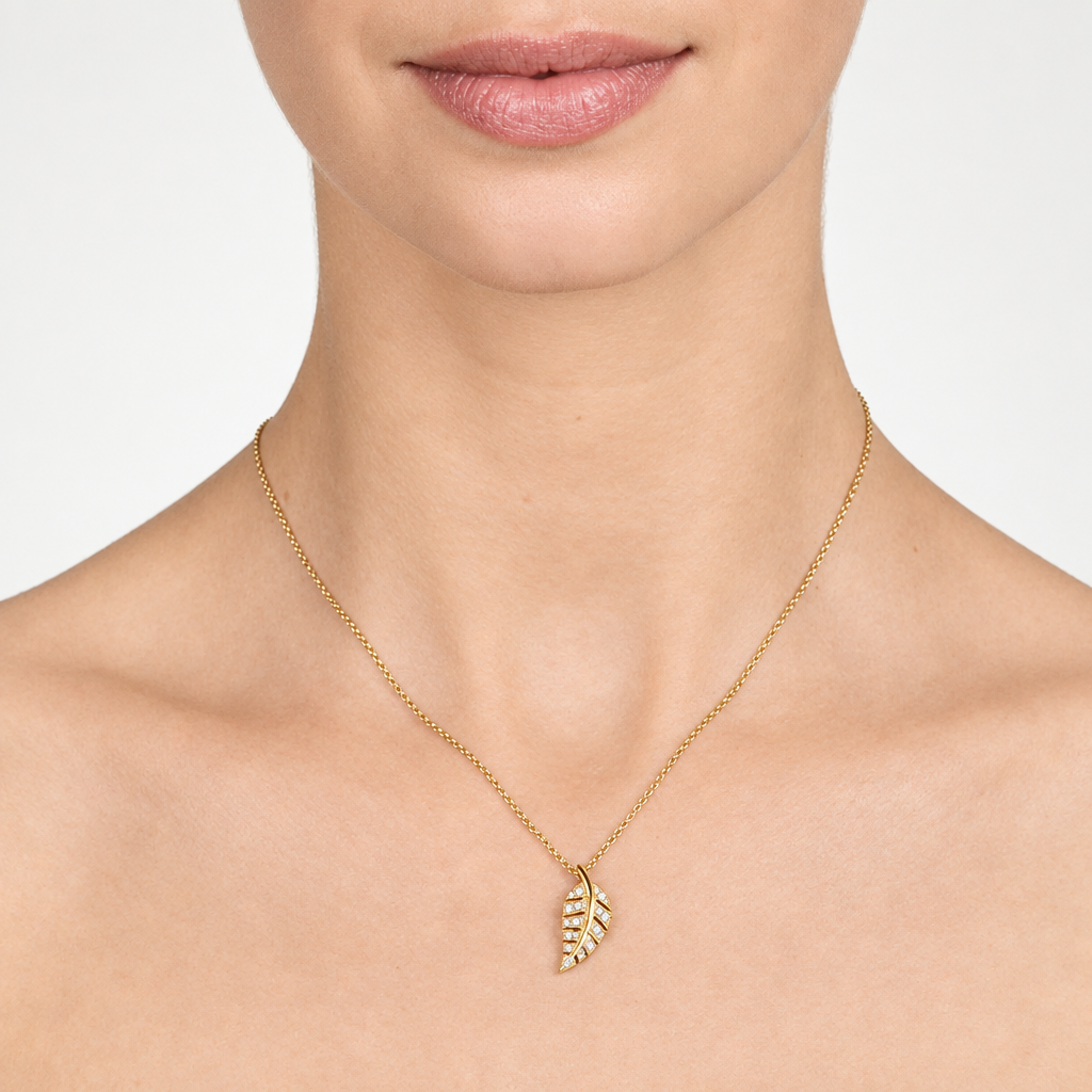 Leafy Gold Pendant