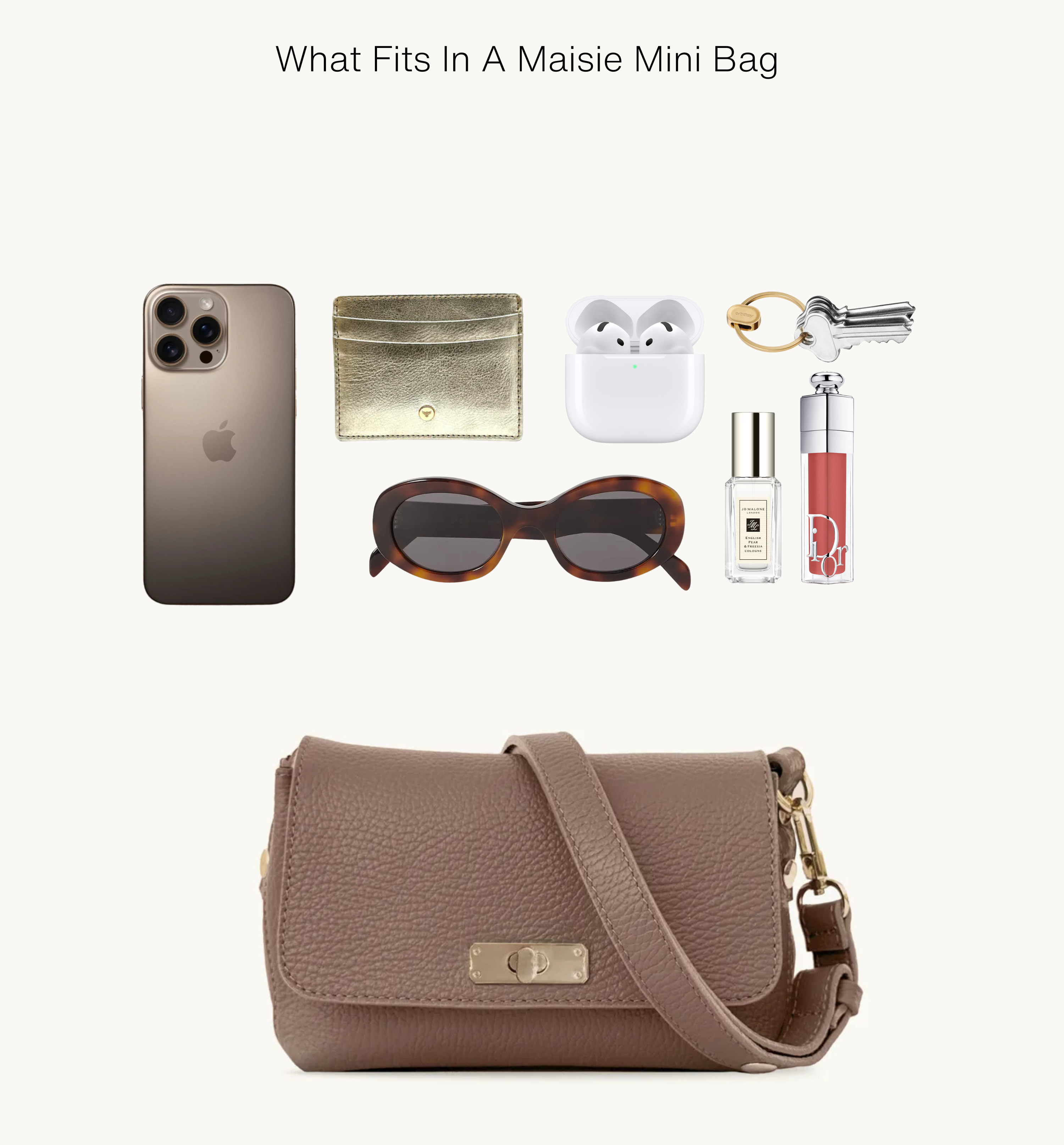 Apatchy London The Maisie Mink Leather Bag