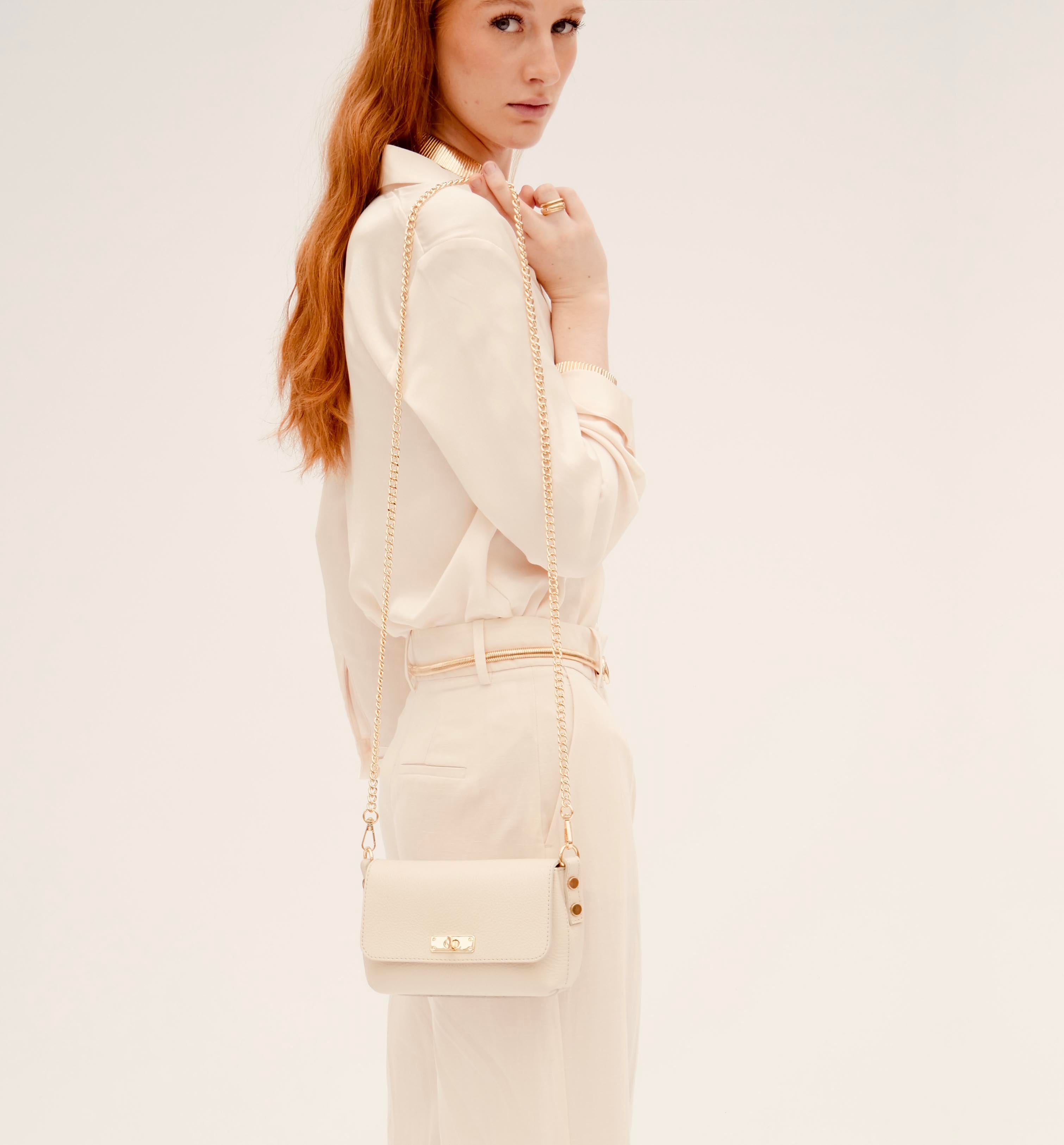 Apatchy London Slim Flat Crossbody Chain Strap
