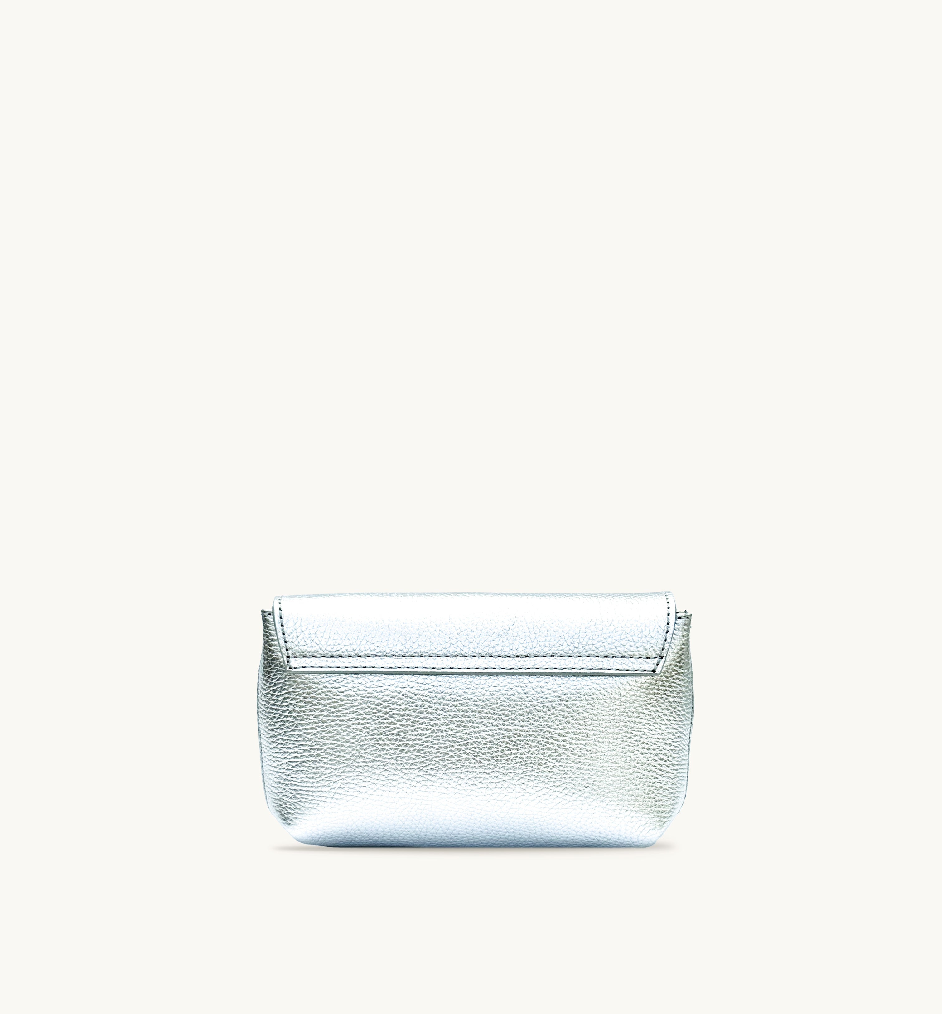 Apatchy London The Maisie Silver Leather Bag