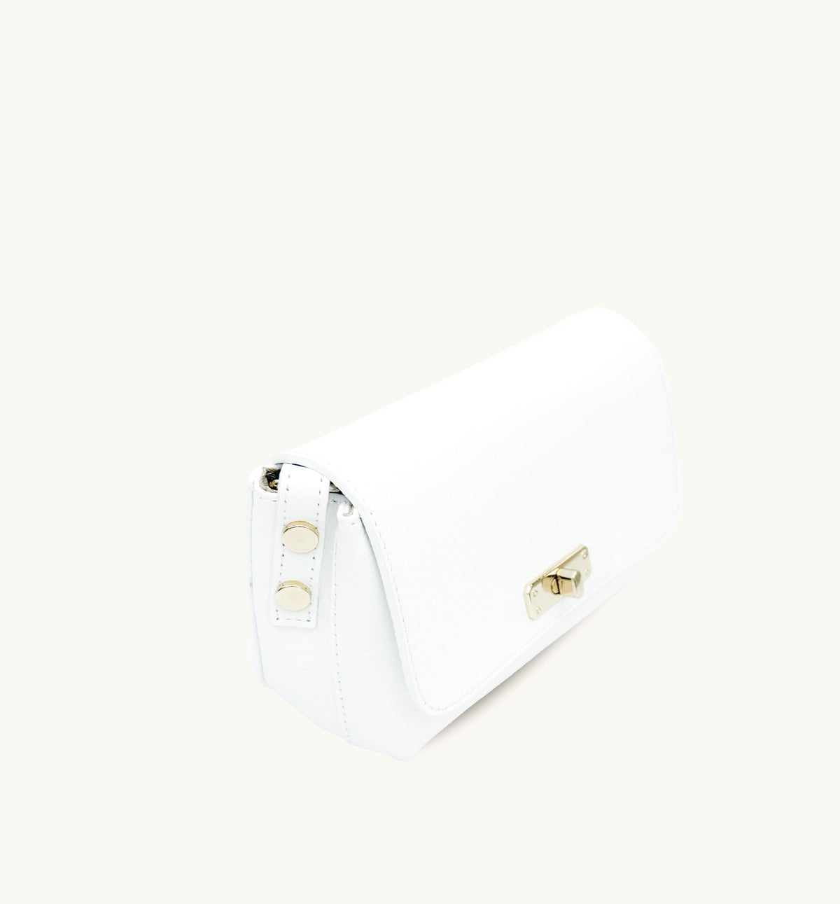 Apatchy London The Maisie White Leather Bag