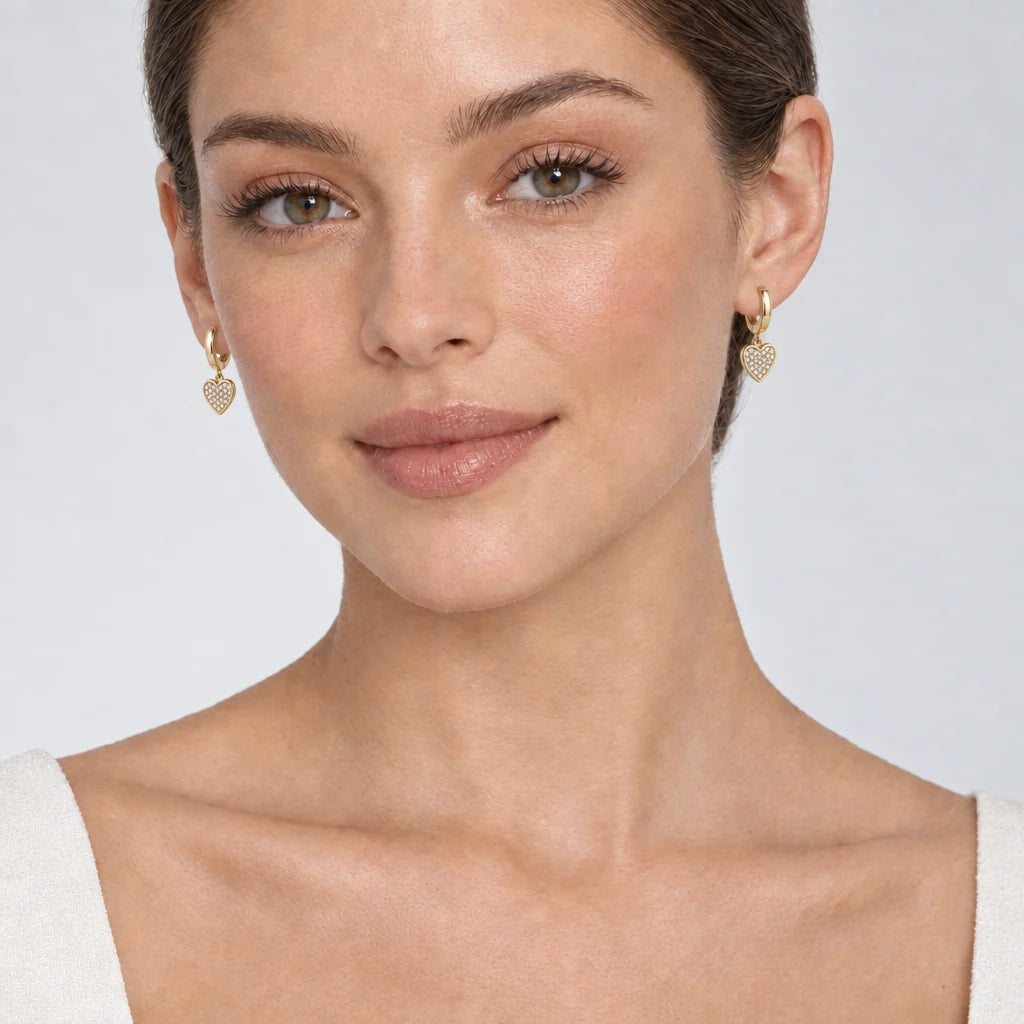 Cachet London Mae Gold Huggie Hoop Earrings