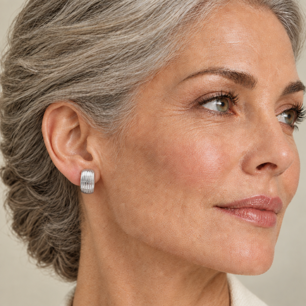 Robbin Silver Clip On Earrings