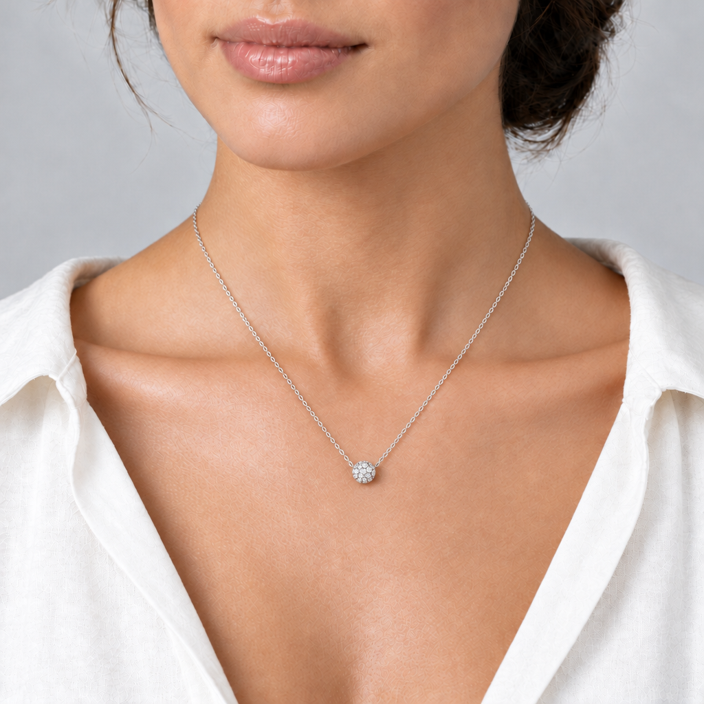 Pom Pom Silver Pendant