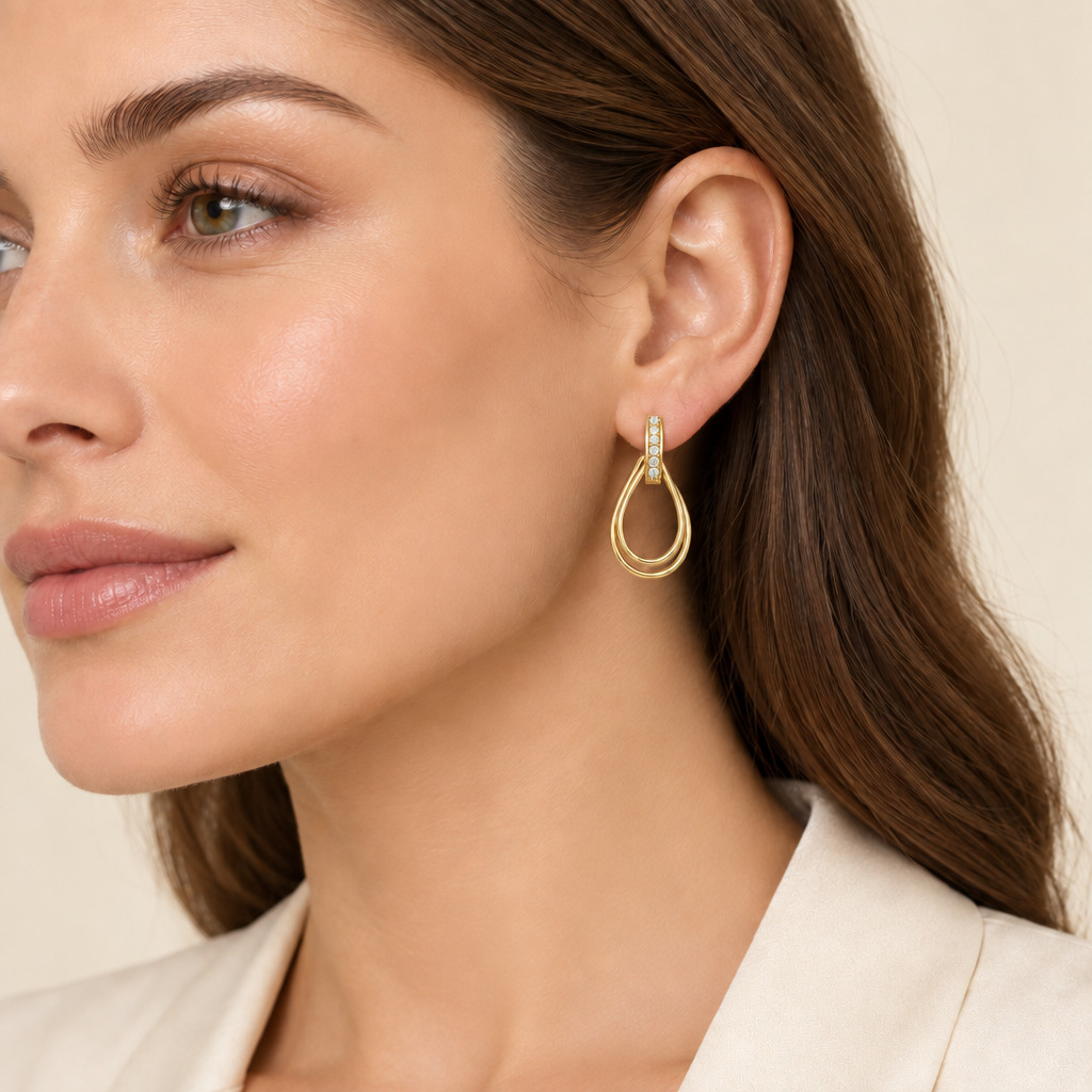 Qiao Gold Earrings