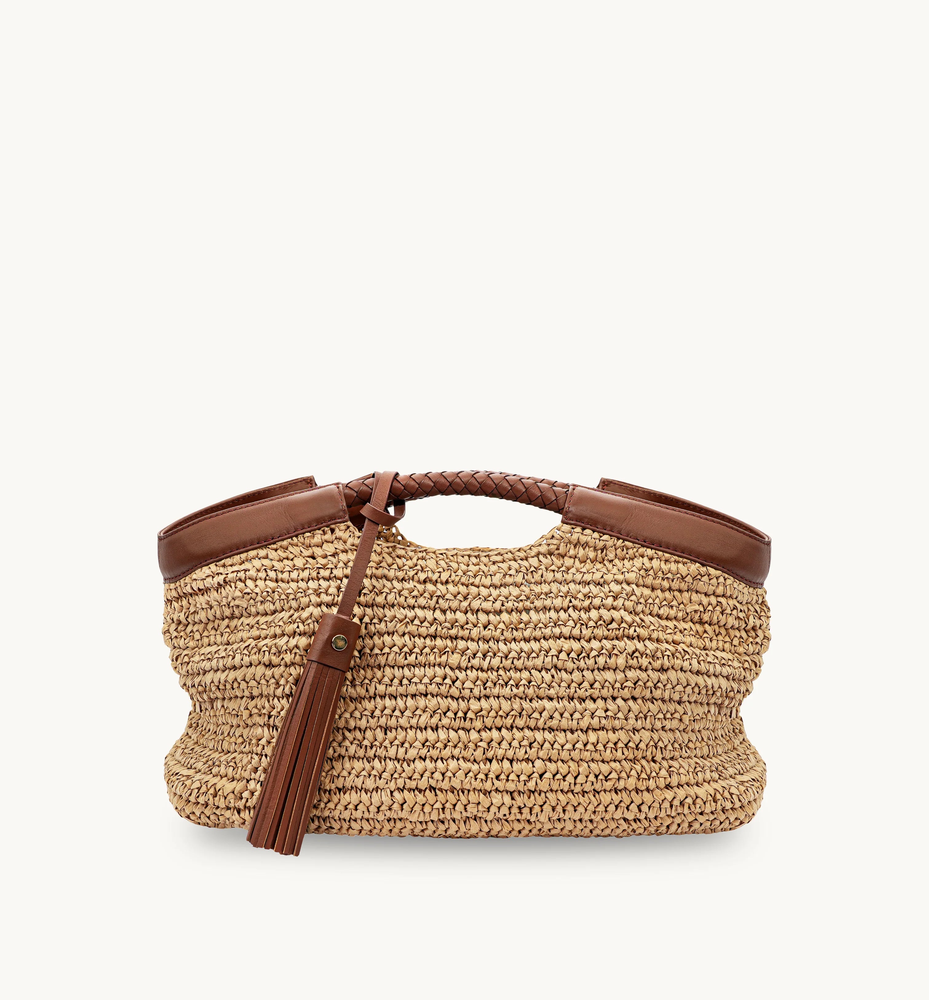 Apatchy London The Raffy Grab Bag with Leather Trim