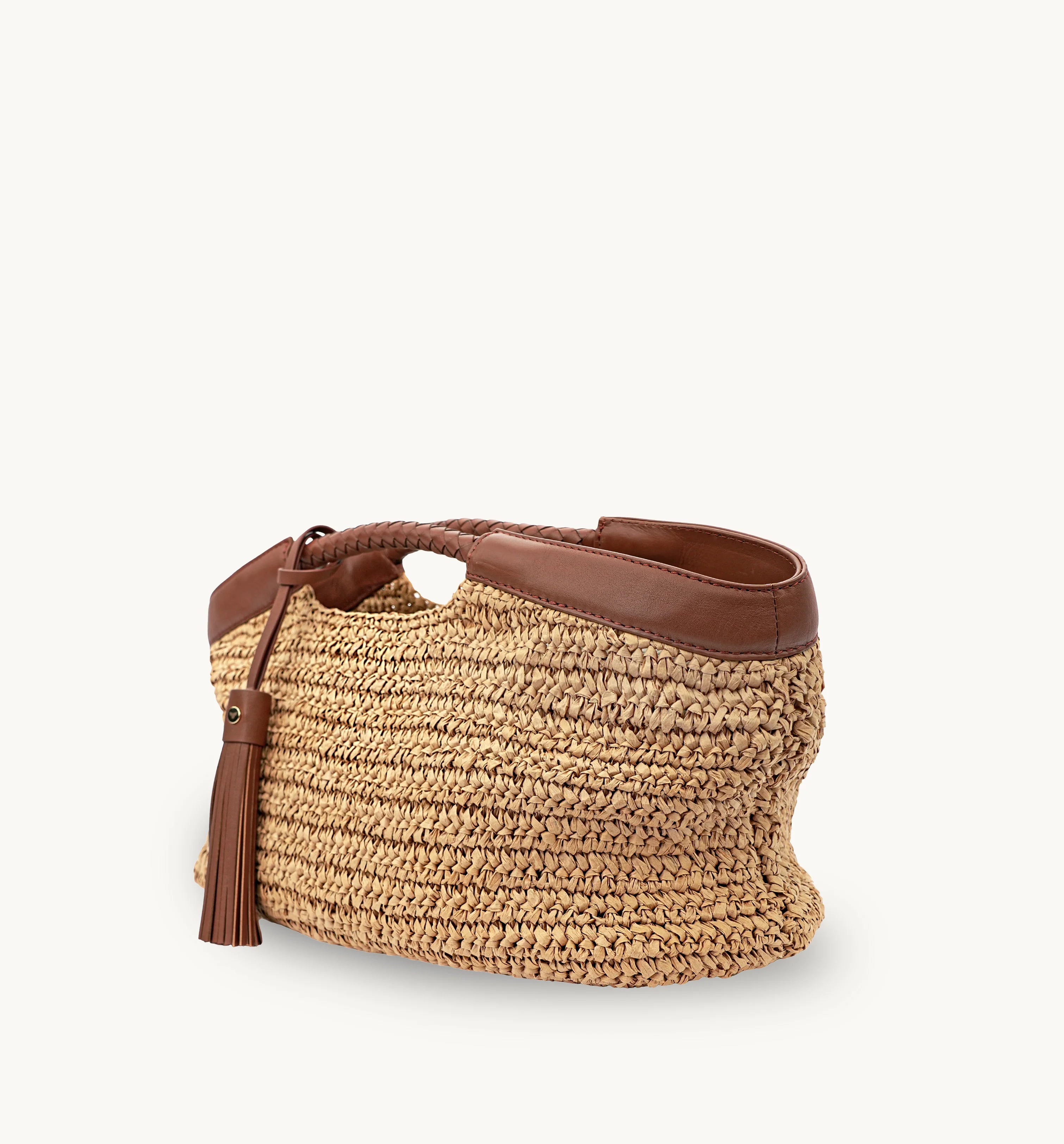 Apatchy London The Raffy Grab Bag with Leather Trim