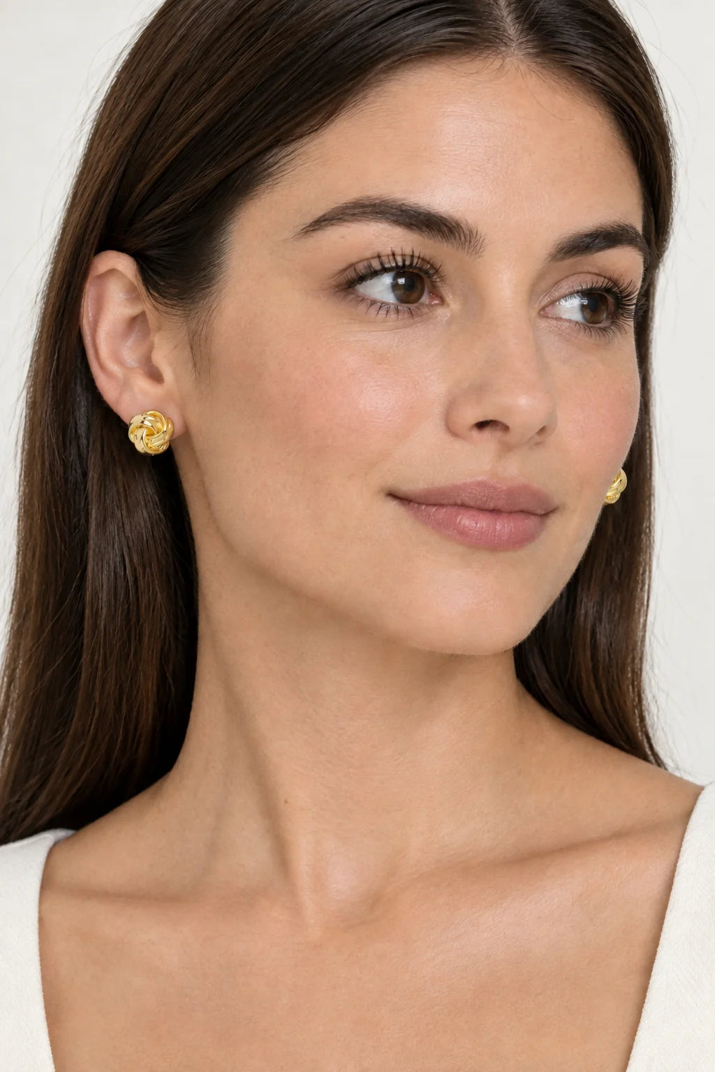 Cachet London Kelce Gold Clip On Earrings