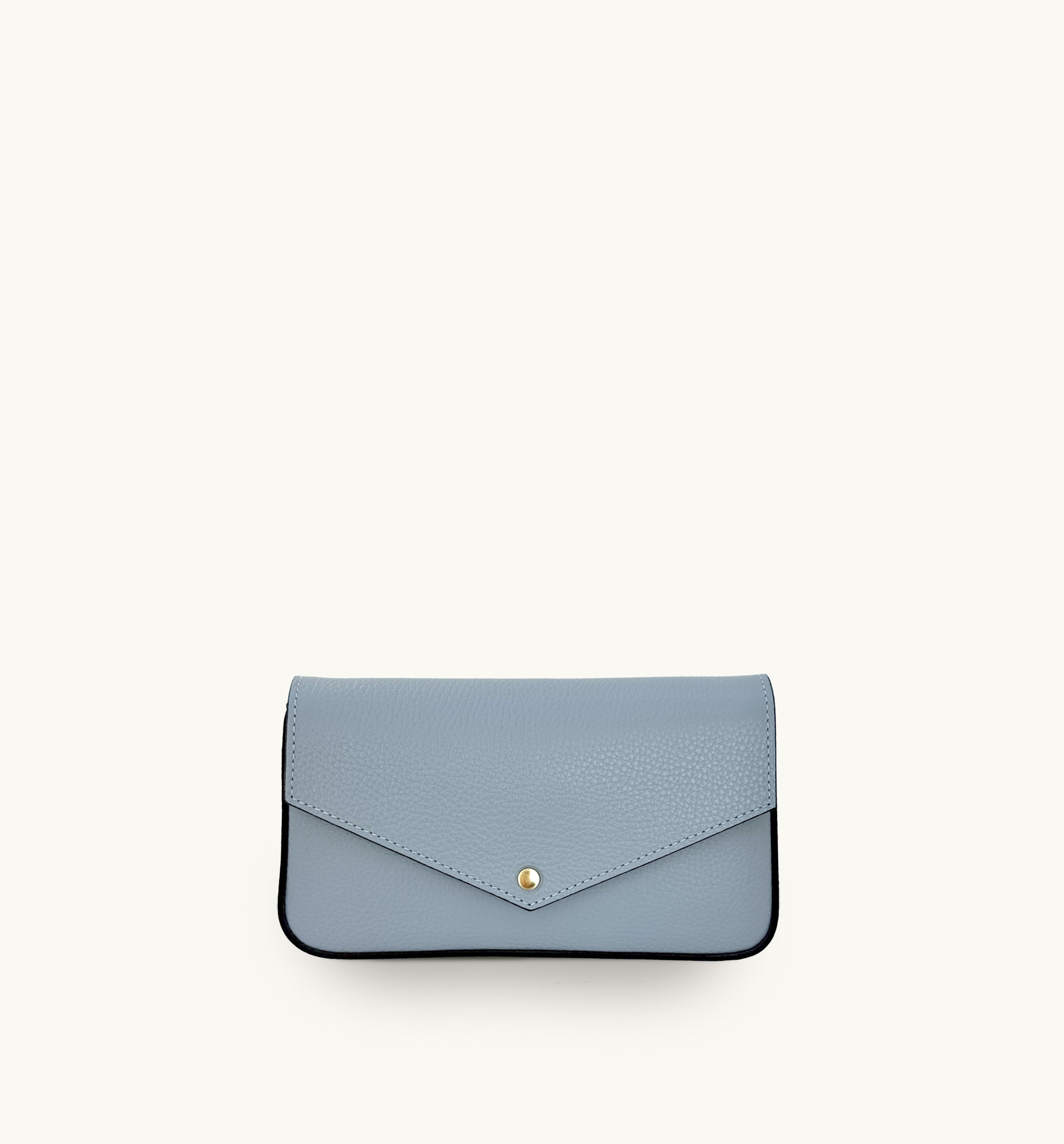 Apatchy London The Munro Sky Leather Shoulder Bag