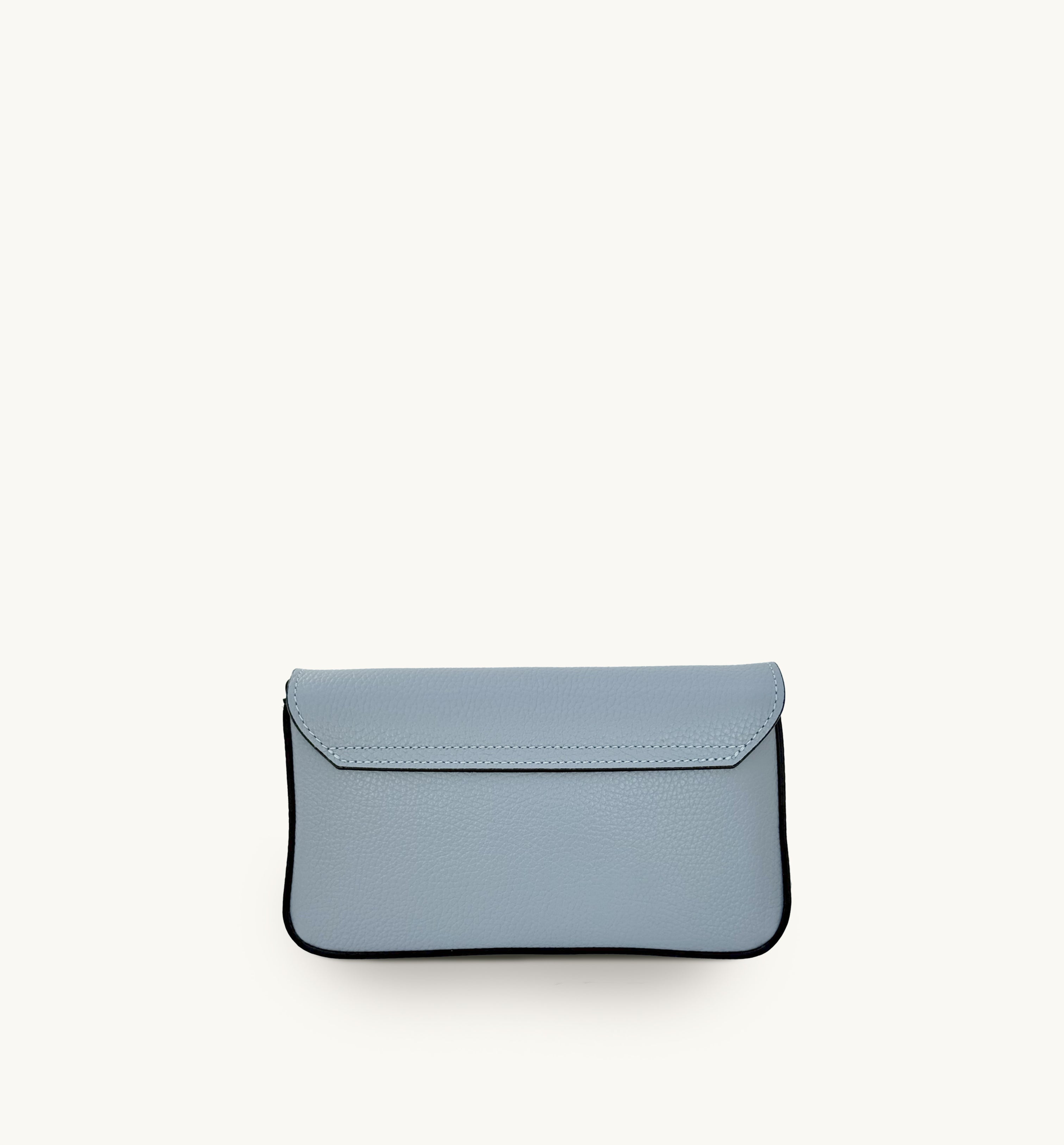 Apatchy London The Munro Sky Leather Shoulder Bag