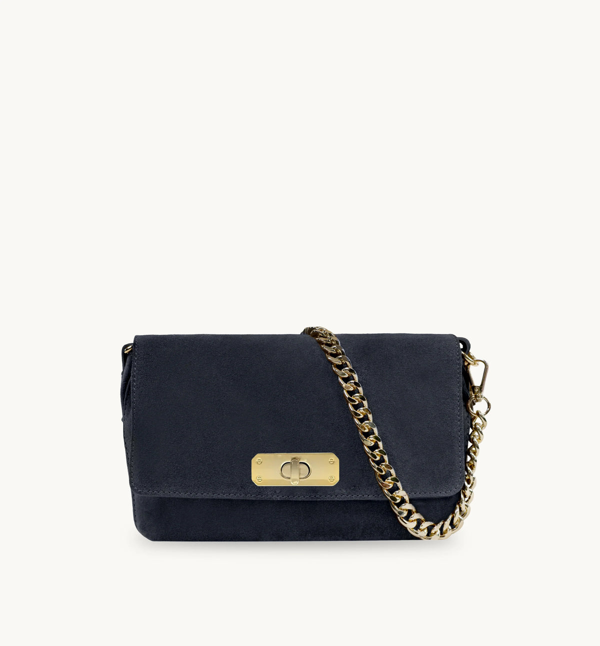 Apatchy London The Maisie Midi Suede Bag