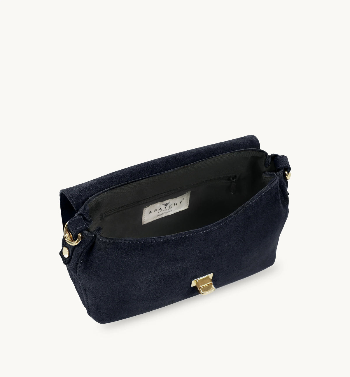 Apatchy London The Maisie Midi Suede Bag