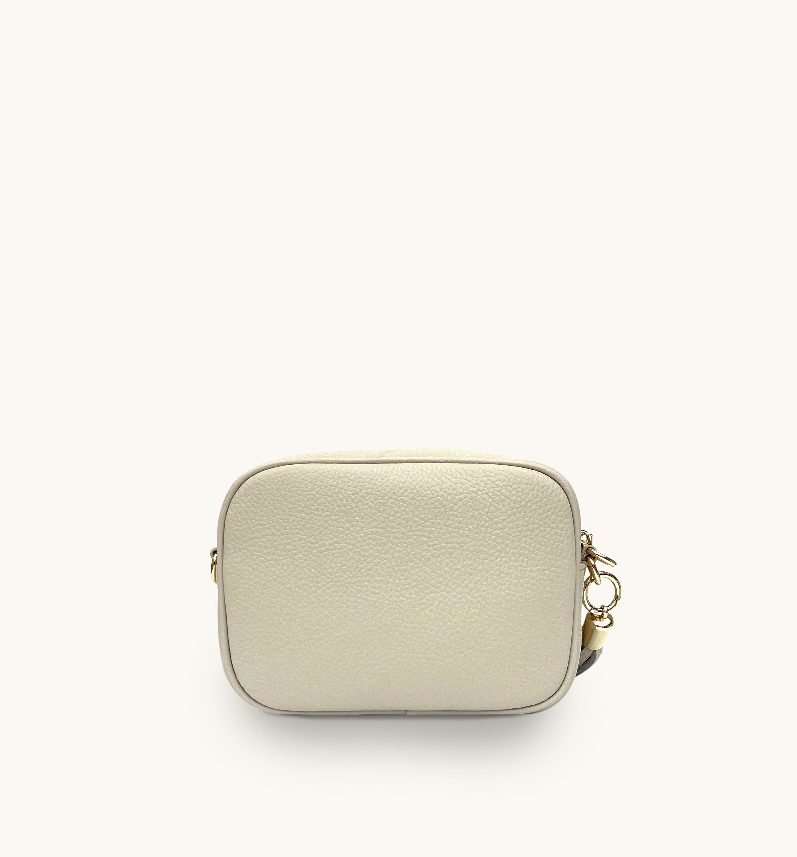Apatchy London The Tassel Stone Leather Crossbody Bag
