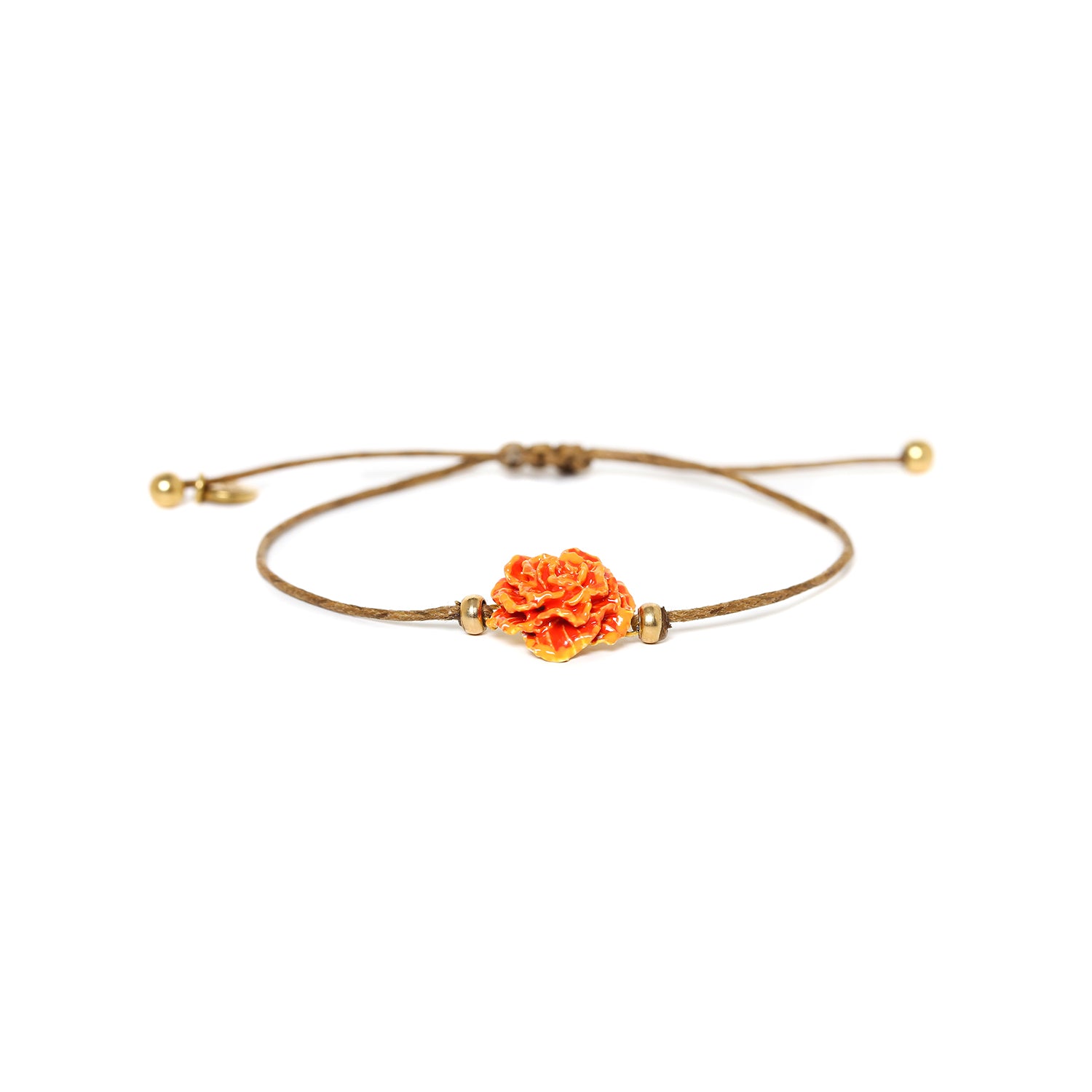 Franck Herval Cléa Flower Macrame Bracelet