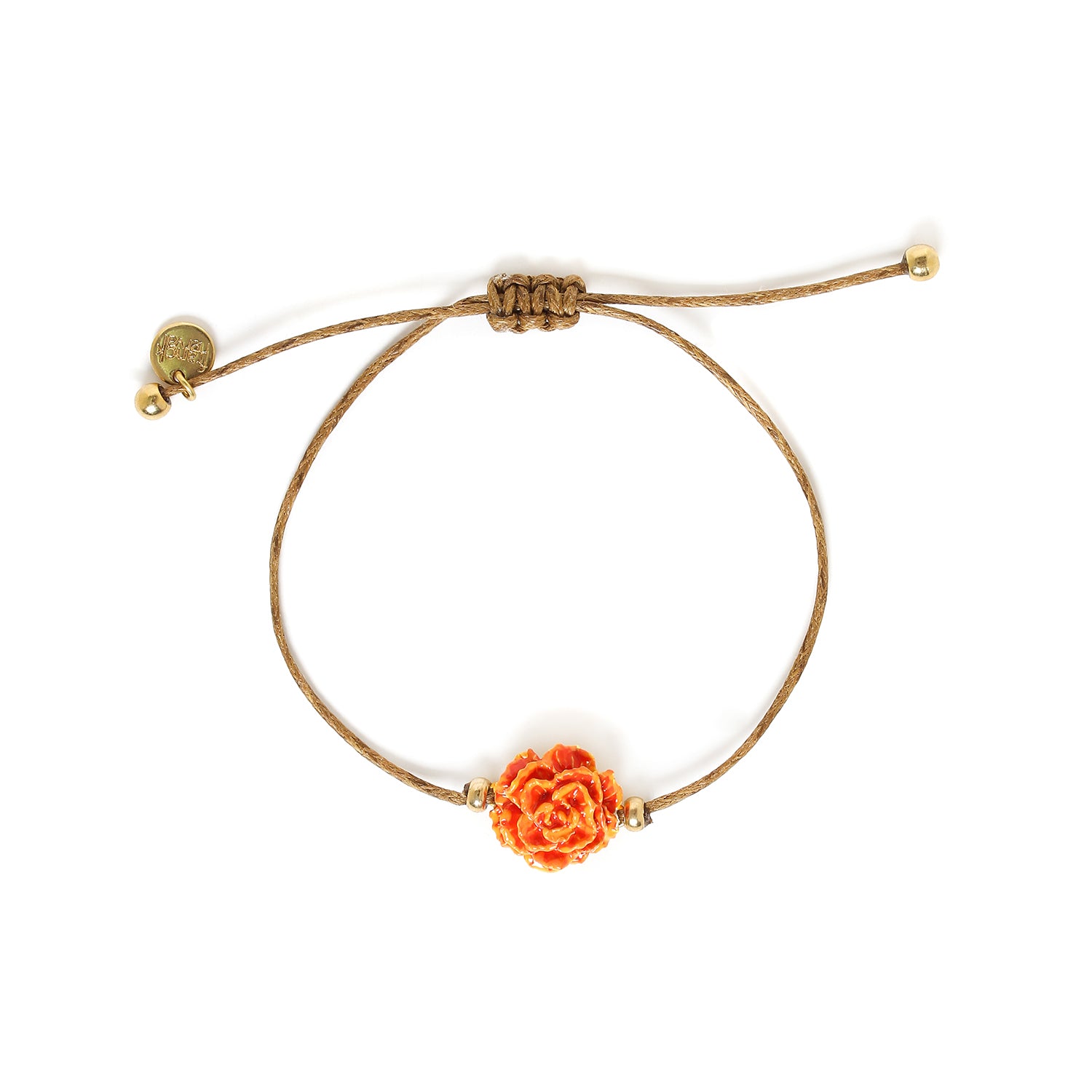 Franck Herval Cléa Flower Macrame Bracelet