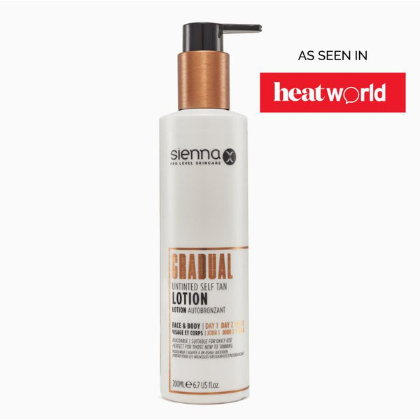 Sienna X GRADUAL Untinted Self Tan Lotion
