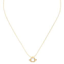 Franck Herval Louise Square + Chain Necklace
