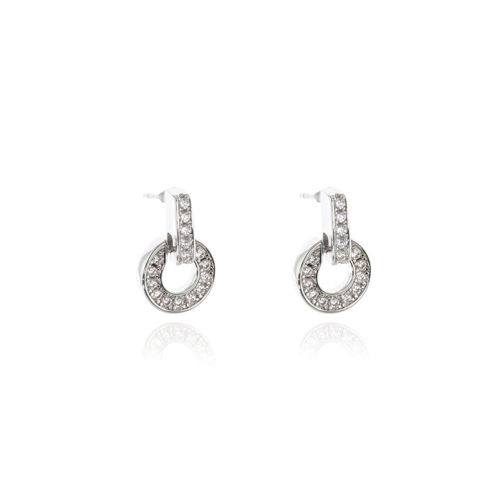 Elana Silver Drop Earrings