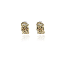Cachet Link Clip-On Earrings 18ct Gold Plated