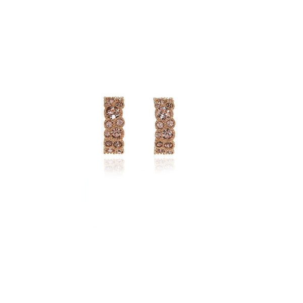 Cachet Halia Earrings 15mm 18ct Rose Gold Plated