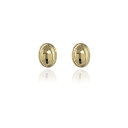 Cachet Vega Polished Clip-On Earrings 18ct Gold Plated