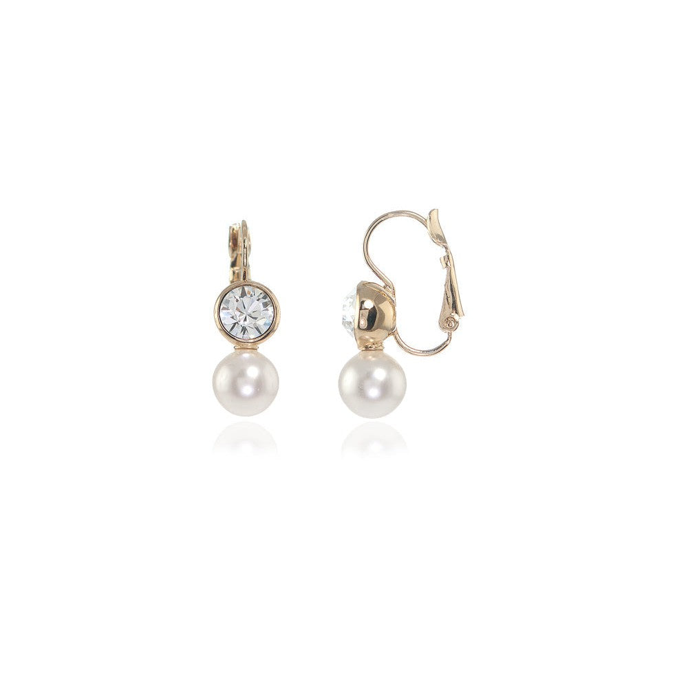 Mimi Gold Lever Back Earrings