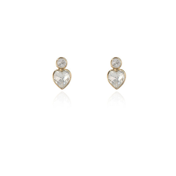 Cachet Posy Simple Earrings 18ct Gold Plated