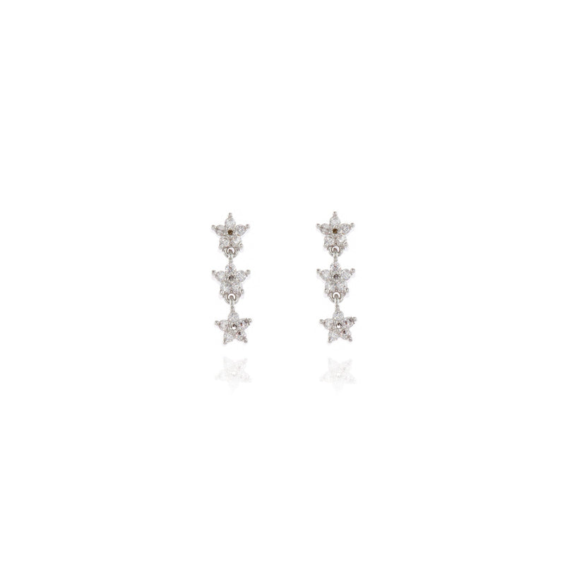 Cachet Starla Drop Earrings Platinum Plated