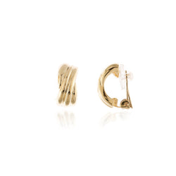 Cachet Meadow Elegant Earrings Plated in 18ct Gold