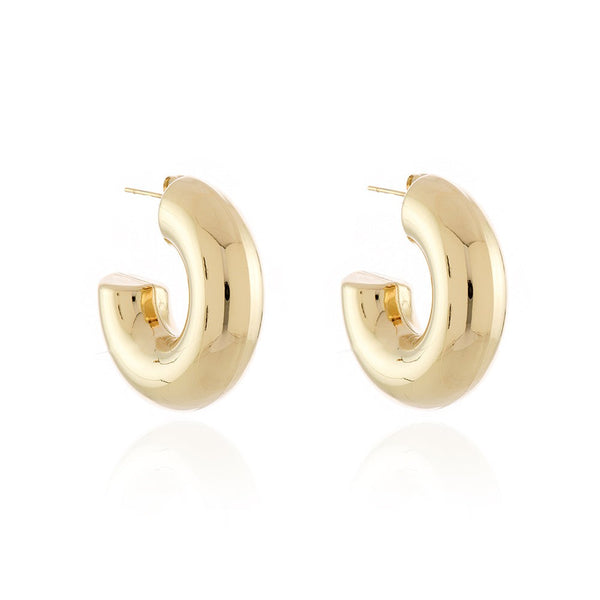 Cachet Deliz Hoop Earrings plated in Gold