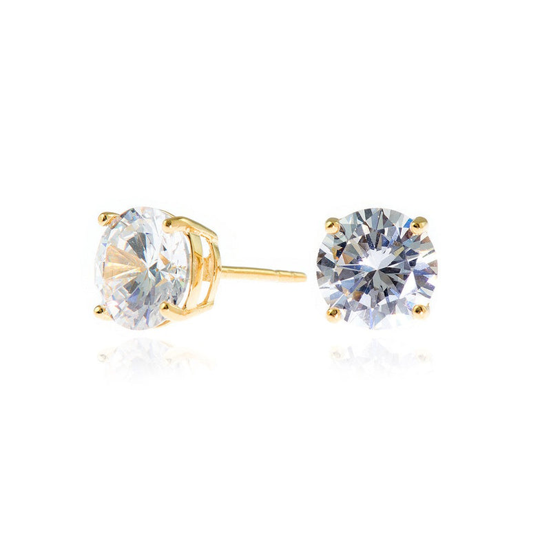 Cachet Lana 8mm Earrings 18ct Gold Plated