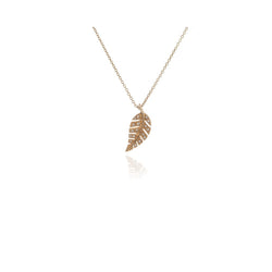 Cachet Leafy Pendant plated in Gold