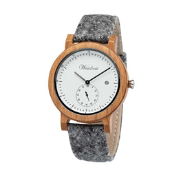 Waidzeit Barrique Alpine Men white with loden strap