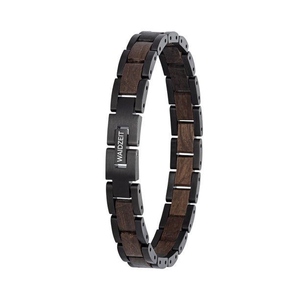 Waidzeit Element Bracelet UNISEX Black with bog oak