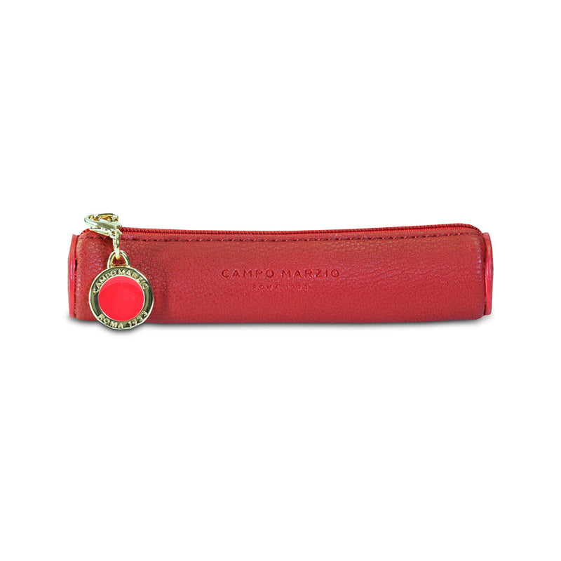 Campo Marzio Mini Pen Case w/Tag - Cherry Red