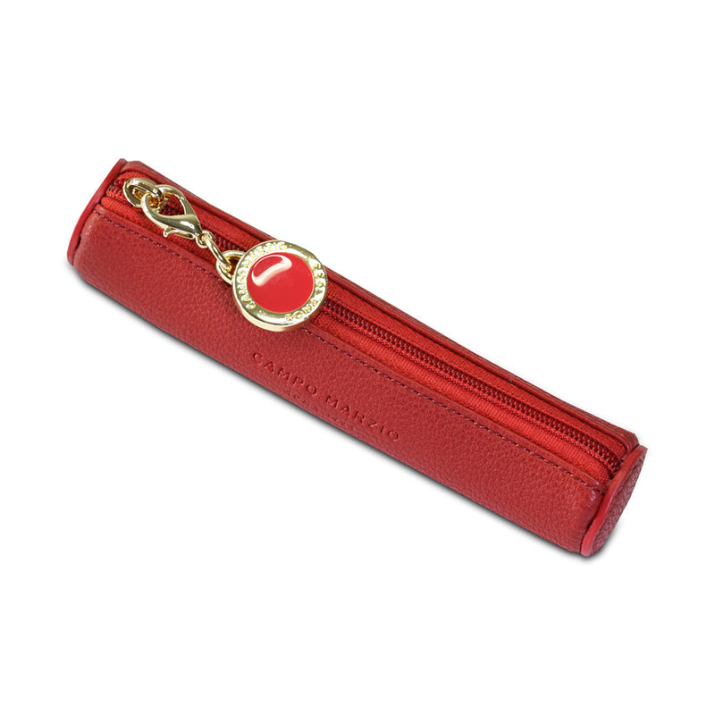 Campo Marzio Mini Pen Case w/Tag - Cherry Red