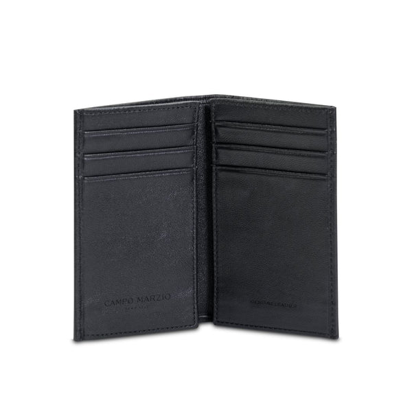 Campo Marzio Double Business Card And Credit Card Holder - Black