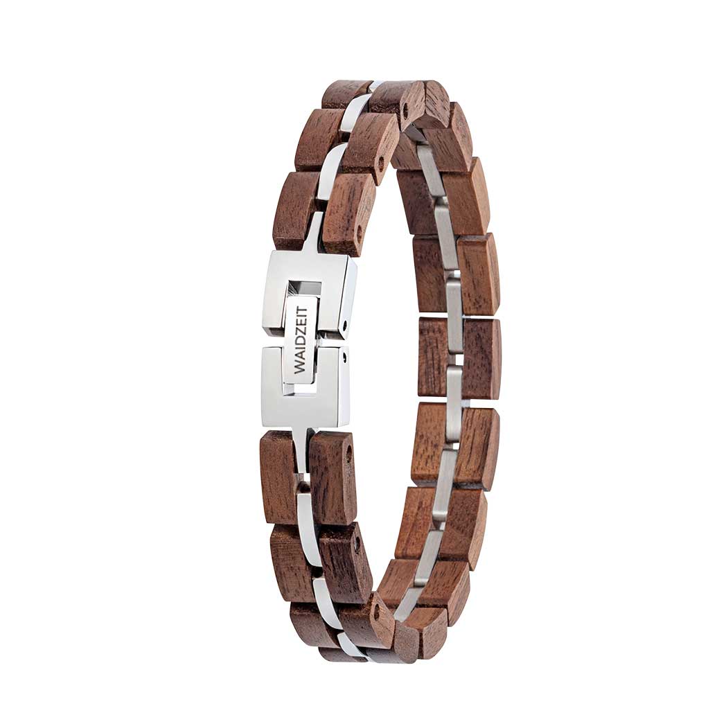 Waidzeit Element bracelet walnut unisex