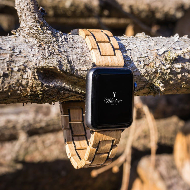 Waidzeit Smartwatch strap - Barrique Wine Barrel suitable for Apple watch