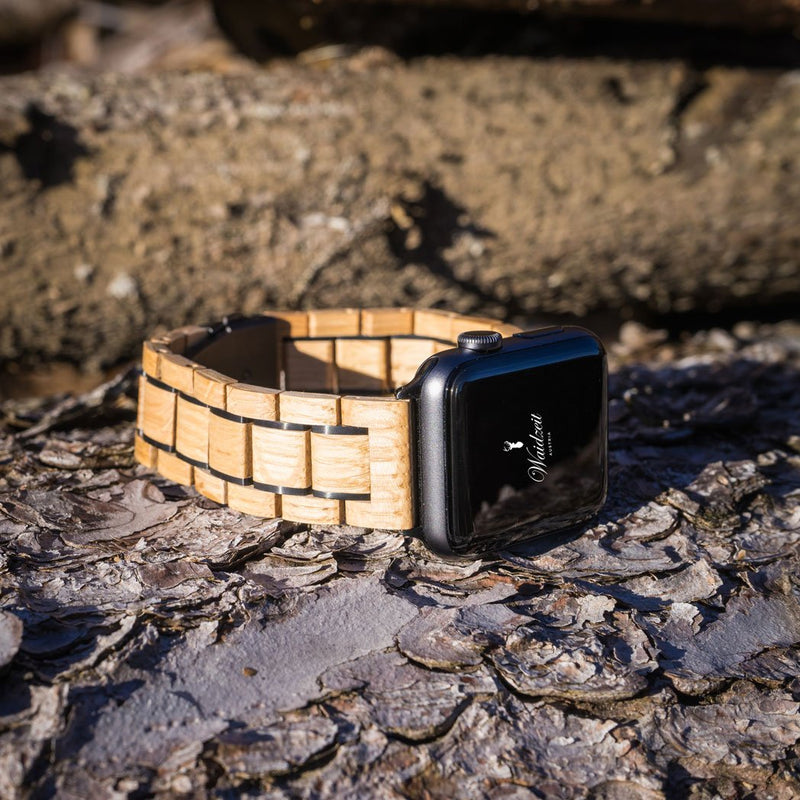 Waidzeit Smartwatch strap - Barrique Wine Barrel suitable for Apple watch