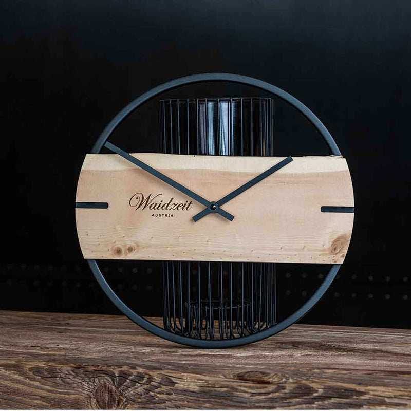 Waidzeit Wall Clock Novum arolla pine