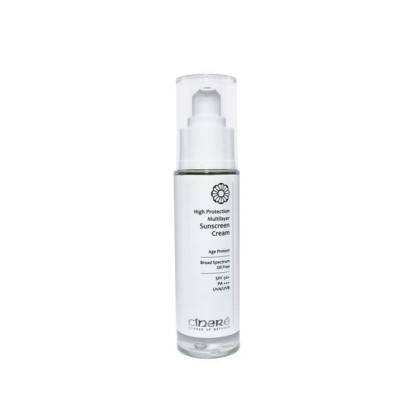Cinere High Protection Multi-Layer Sunscreen Cream SPF 50+ 