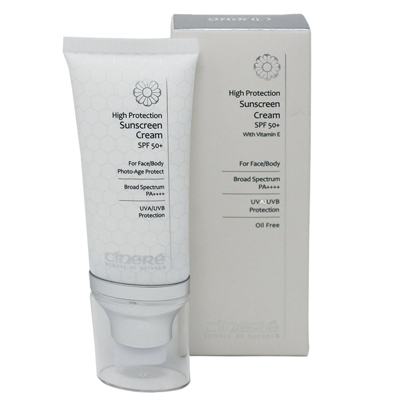 Cinere High Protection Multi-Layer Sunscreen Cream SPF 50+