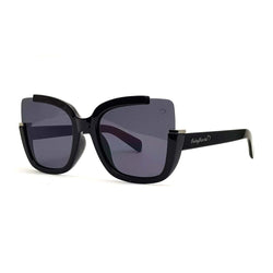 Ruby Rocks 'Elizabeth' Square Sunglasses In Black 